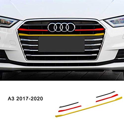 Amazon | 適用: アウディ A3 フロント グリル トリム 装飾 インテリア